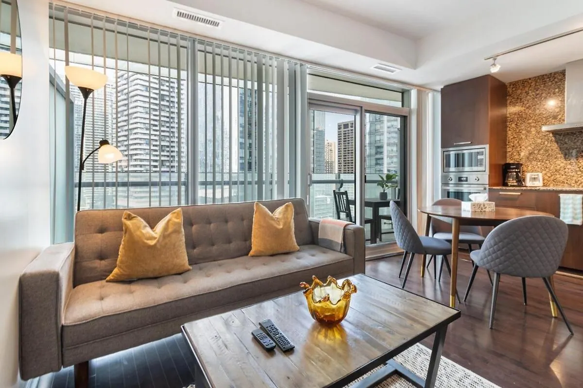 Rustic Dt Condo 1 Bed & Sofabed تورونتو